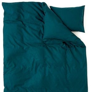 H&M king leaf emerald green duvet w. 2 king shams